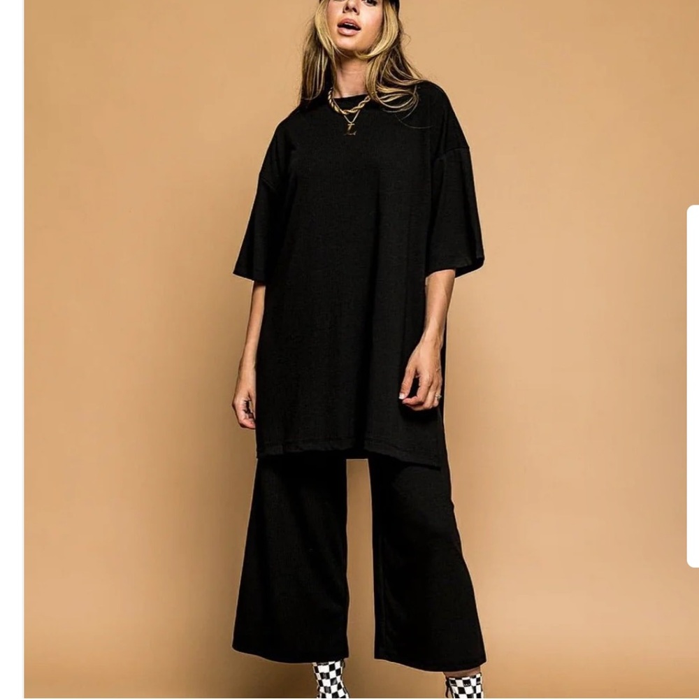 Dressed in LALA ribbed knit playsuit